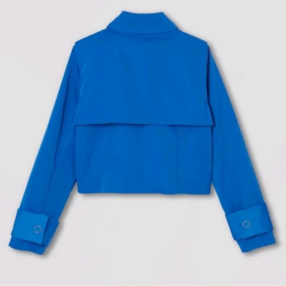 NWT✨CROPPED SHACKET BY TARGET -BLUE - Picture 2 of 8